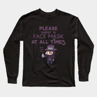 Please Wear A Face Mask Long Sleeve T-Shirt